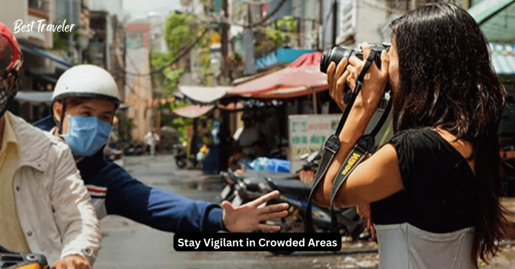 Stay Vigilant in Crowded Areas