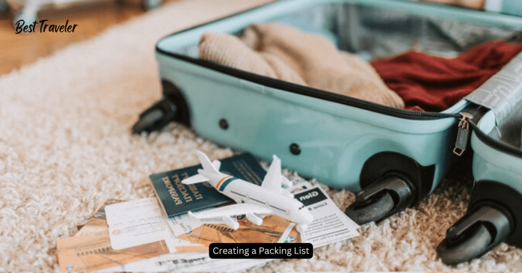 Creating a Packing List